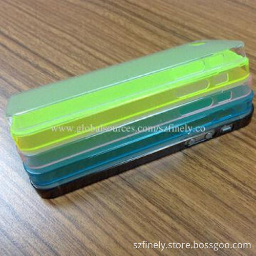 Simple PC Cases for iPhone 5/5S with 0.5mm Thickness, Various Colors Available